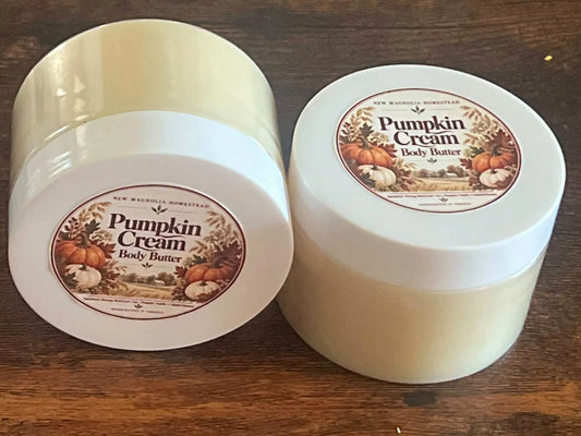Pumpkin Cream body butter from New Magnolia Homestead, Thaxton VA farm shop