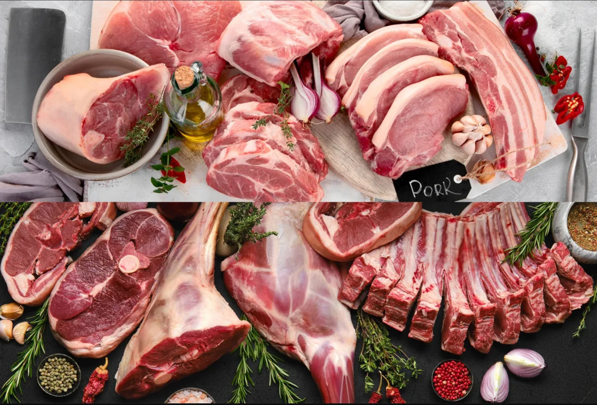 Pork and lamb from New Magnolia Homestead